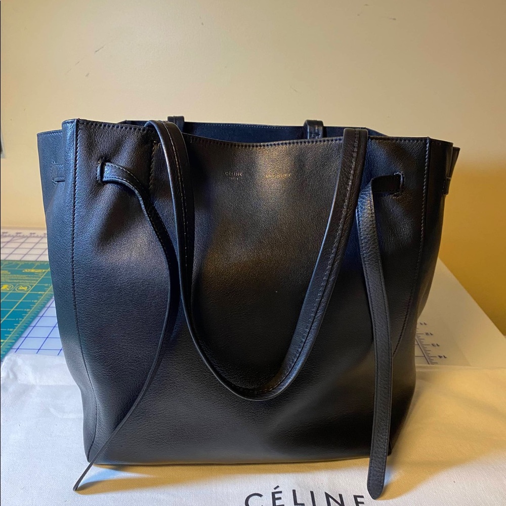 Celine Soft Calfskin Cabas Phantom Tote